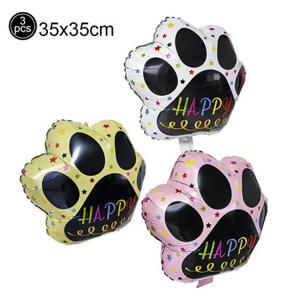 Pet Dog Cupcake Toppers Pet Dog Themed Birthday Party Supplies Dog Face Cake Toppers Puppy Theme Birthday Party Decoration