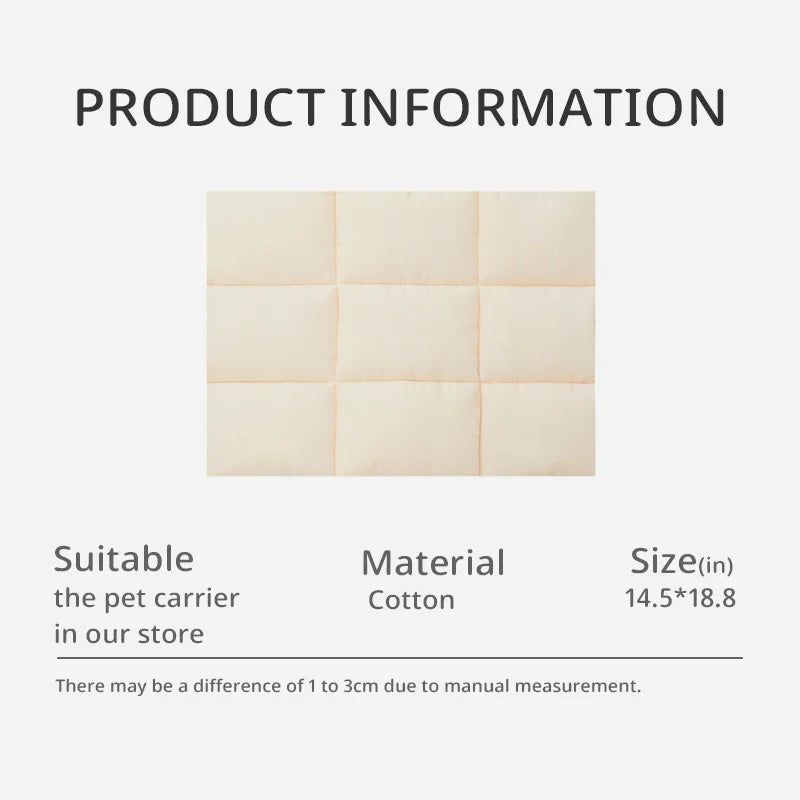 Flannel Pet Dog Bed Dog Sleeping Bed Mat Breathable Warm Pet Beds Cushion For Small  Dogs Cat Pets Accessories for pet bag