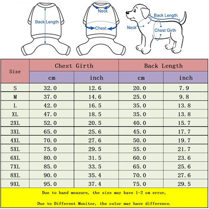 S to 2XL Large Dog Jacket Winter Warm Dog Clothes for Small Dogs Thicken Puppy Jumpsuit Camouflage FBI Big Dog Coat Pet Customes