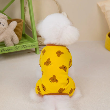 For Dogs Jumpsuit Puppy Pajamas Small Medium Pet Clothing Elegant Four Legs Clothes Chihuahua Pomeranian Costume Pet Supplies