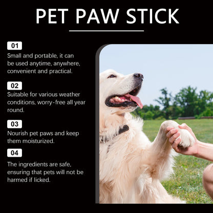 the PET PAW STICK - Pet Paw Balm, Helps Soothe and Protect Dry Cracked Noses/Paws with Natural Dog Paw Oil, Moisturizing Paw Protectant Pet Care