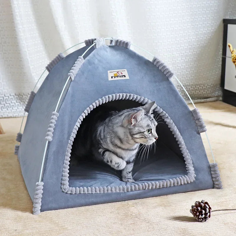 the DOG DOME - New Four Seasons Universal Pet Tent, Removable and Washable Cat and Dog Pet Nest, Summer Breathable Foldable Cat/Dog House