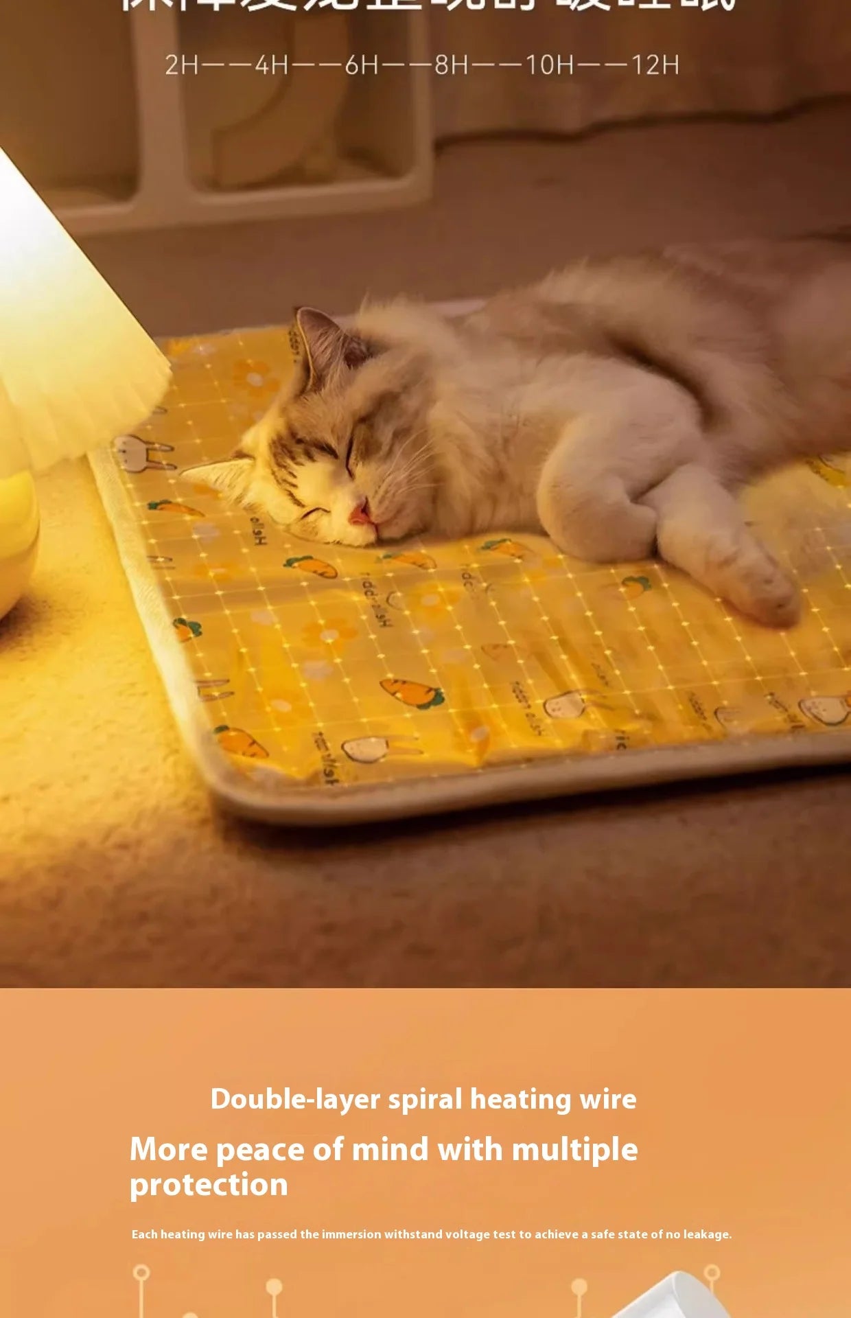 40x60cm Pet Electric Blanket Heating Pad Dog Waterproof Blanket Cats Dogs Electric Blanket Cat Small Heating Pads Pet Products