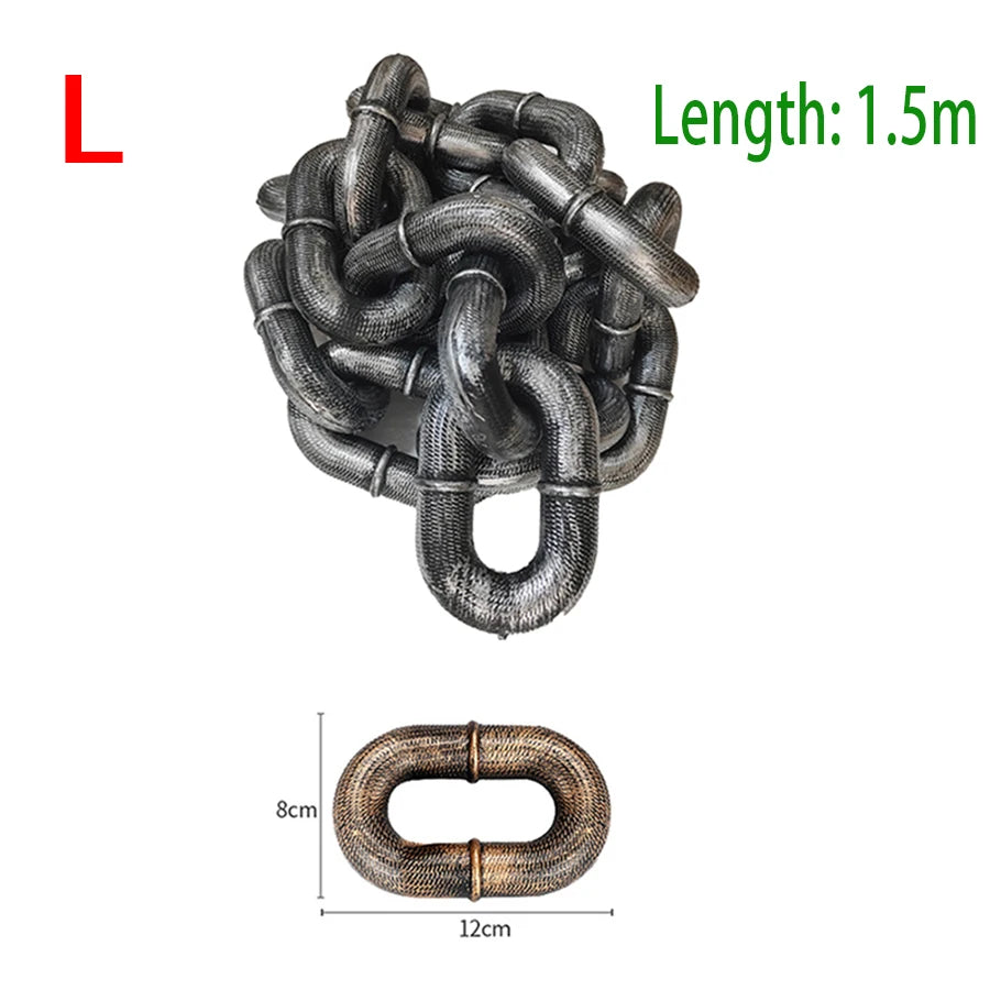 the IRONGRIP FUN CHAIN - Simulated Iron Chain, Dog with Dog Chain Traction Rope, Dog Rope, Funny Outdoor Plastic Thick Chain