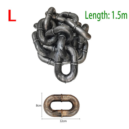 the IRONGRIP FUN CHAIN - Simulated Iron Chain, Dog with Dog Chain Traction Rope, Dog Rope, Funny Outdoor Plastic Thick Chain