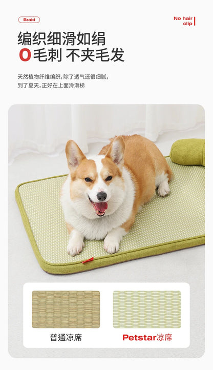 Pet mat, kennel mat, removable and washable cat ice pad, summer cooling dog sleeping floor mat pet ice pad