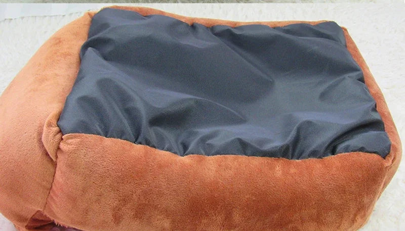 Cute Cartoon Pet Beds for Small Medium Dogs Winter Warm Puppy Cat Sofa Bed Washable Chihuahua Bulldog Kennel Mascotas Supplies