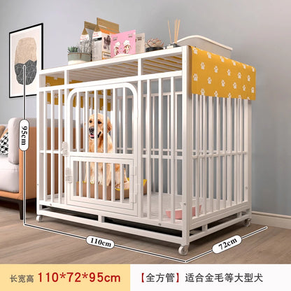 the ROLL-AWAY KENNEL - Bold Reinforced Dog Cage