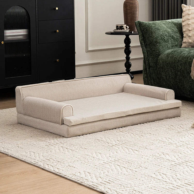 Van Lundin Pink Cute Pet Sofa Kennel Cat Nest High-end Dog Sofa Four-level Universal Removable and Washable