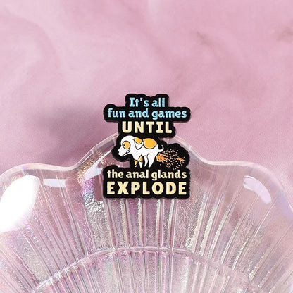 Dog It's All Funny Quote Cartoon Enamel Pins Animal Metal Badges Custom Brooches Clothing Decoration Pin Jewelry Gift Wholesale