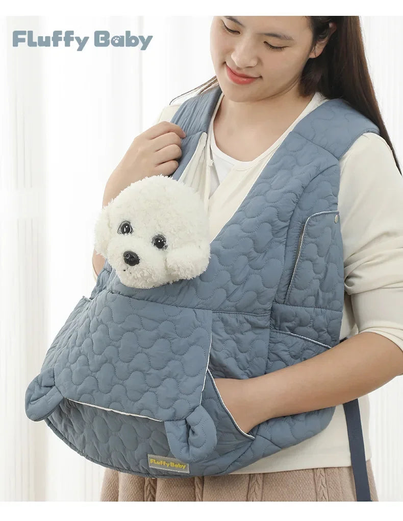 Winter Chest Pet Bag Extra Large Capacity Dog and Cat Bag Waterproof and Wind Resistant Portable Pet Bag