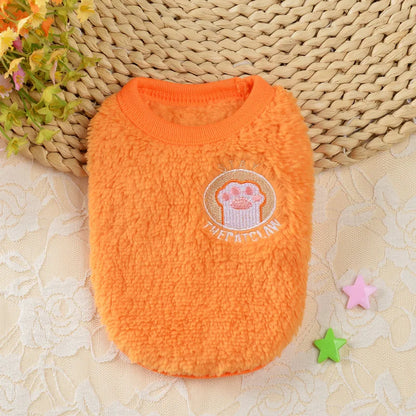 Cute Print Tea Cup Dog Sweater Winter Warm Fleece Pet Clothes for Small Dogs Teddy Chihuahua Puppy Pullovers mascotas Clothing