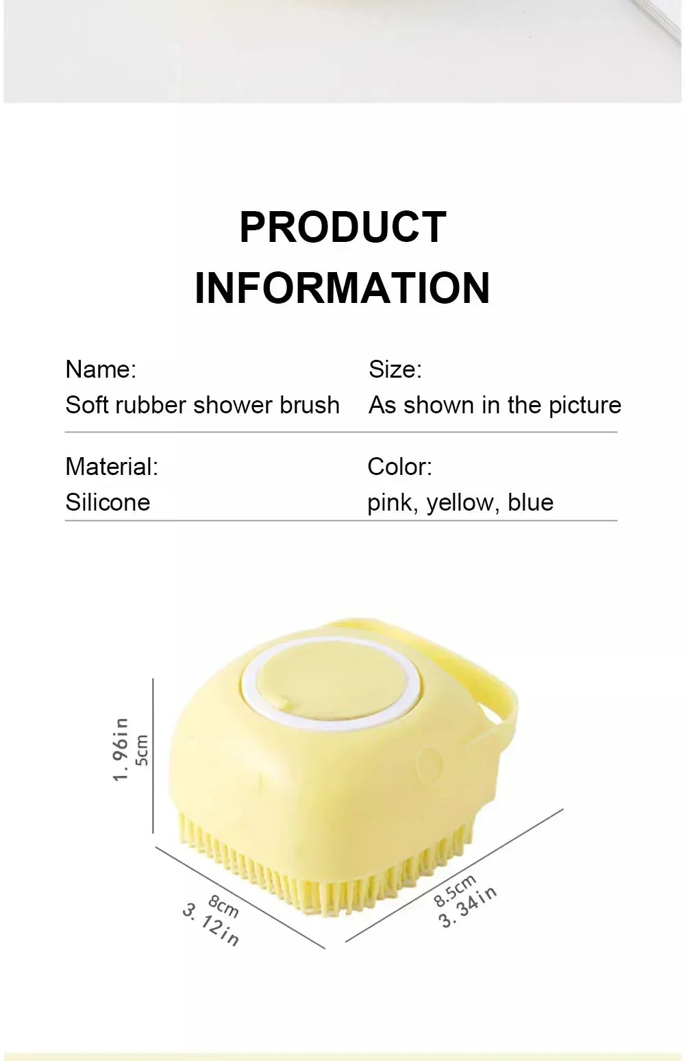 Silica Gel Dog Paws Cleaner Grooming Bathroom Puppy Sprayer Bathtub for Dogs Soft Pet Accessories Brush Safety Multifunction