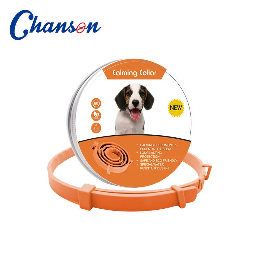 the TRANQUILTAIL CALMING COLLAR - Pet Calming Collar for Cats/Dogs, Adjustable Anxiety Pheromone Reducing Pet Collar, Lasting Natural Calm Relax Soothing Collars