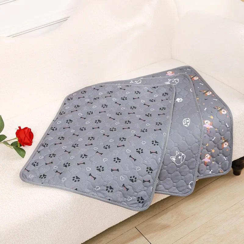 the PAWSHIELD REUSABLE MAT - Reusable Dog Pee Pad Blanket, Absorbent Diaper Washable Puppy Training Pad, Pet Bed Urine Mat for Pet, Car Seat Cover, Pet Bed New