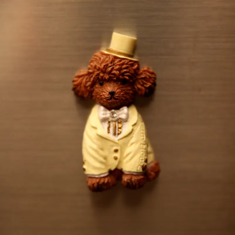 Cowboy Dog Creative Refrigerator Sticker Little Angel Magnet Sticker Gift Gift Wedding