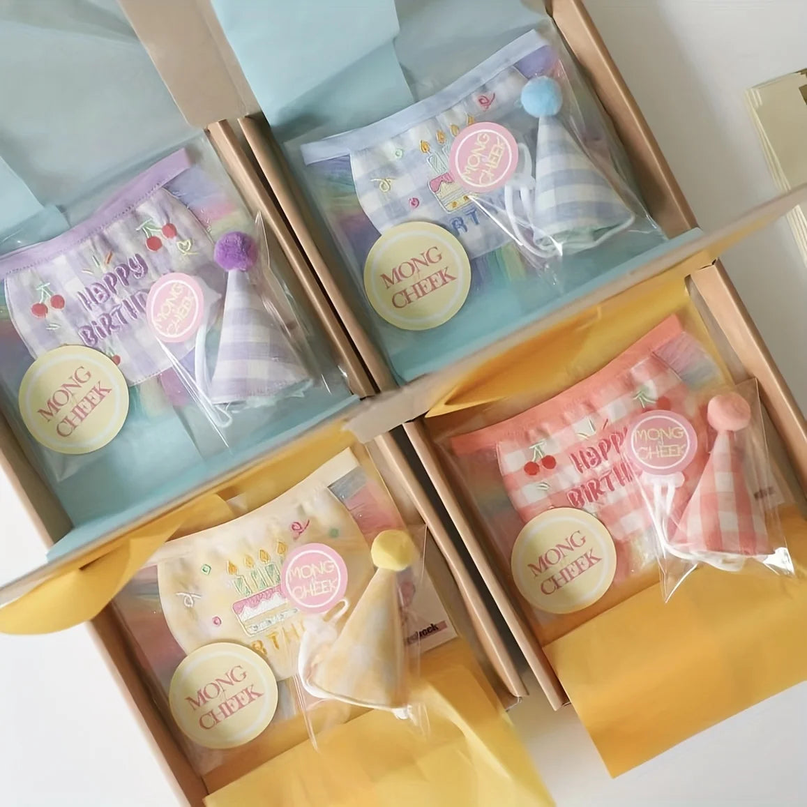 Lovely Pet Dog Birthday Bib, Letter Graphic Dog Saliva Towel, PuppyScarf For Birthday Party Accessories (Set) 2 birthday hats+bi