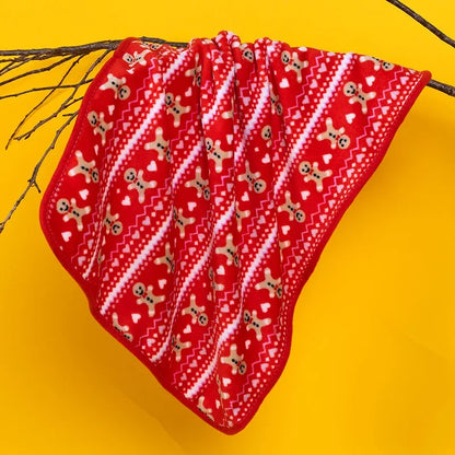 Soft Fluffy Pet Blanket Winter Warm Dog Blanket Cute Pet Bed Sheet Warm and Comfortable Cat and Dog Cushion Blanket Pet Supplies