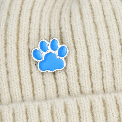 animal muticolor cat dog paw Enamel Pin Brooch Cartoons Badge for Bags Jeans Hoodies Denim Lapel Pin Jewelry Kids Best Gift