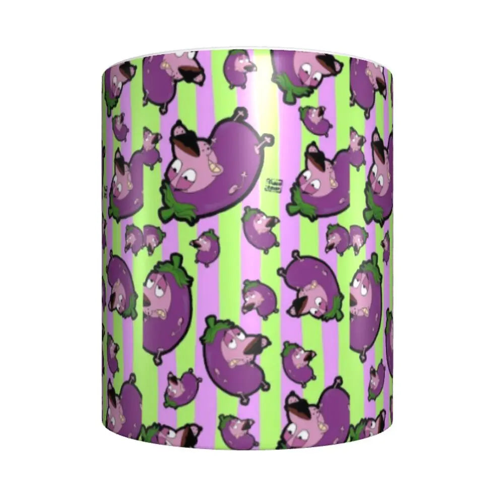 Personalized C-Courage The Cowardly Dog Coffee Mug DIY Ceramic Milk Tea Mug Cup