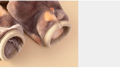 Pet Autumn Winter Pajamas Puppy Cute Bear Jumpsuit Dog Plush Jacket for Small Medium Dogs Cats Clothes Chihuahua Teddy Costumes