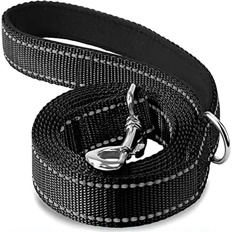 the MOONSTRIDE REFLECTIVE ROPE - Night Reflection Dog/Pet Towing Rope, 1.2/1.5/1.8m Guard Rope, Pet Walking Training Leash, Cats/Dogs Harness Collar Lead Strap