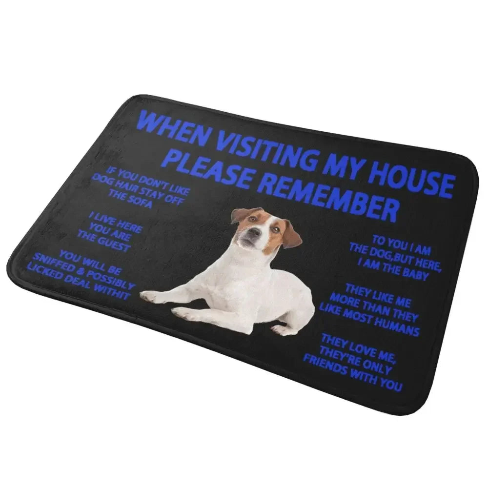 Beagle Dog Doormat Non-Slip Kitchen Bath Mat Living Room Door Floor Entrance Carpet Rug