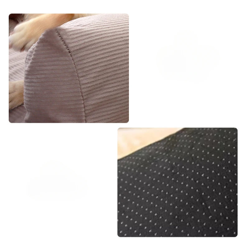 Cozy Deep Sleep Pet Bed with Removable and Washable Cover - Large Cat and Dog Mattress for Winter Warmth - All Year Round Use