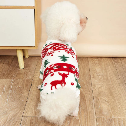 the COZY CHALET PET HOODIE - Winter Warm Puppy Dog Christmas Clothes, National Style Pet Sweater for Small Dogs, Chihuahua Pinscher Pullovers, Mascotas Hoodies