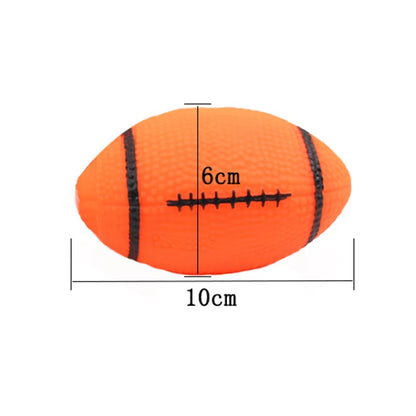 Diameter 6cm Pet Dog Ball Toys with Squeak for Small Dogs French Bulldog Chihuahua Bite Resistant Puppy Chew Toys Pet Supplies