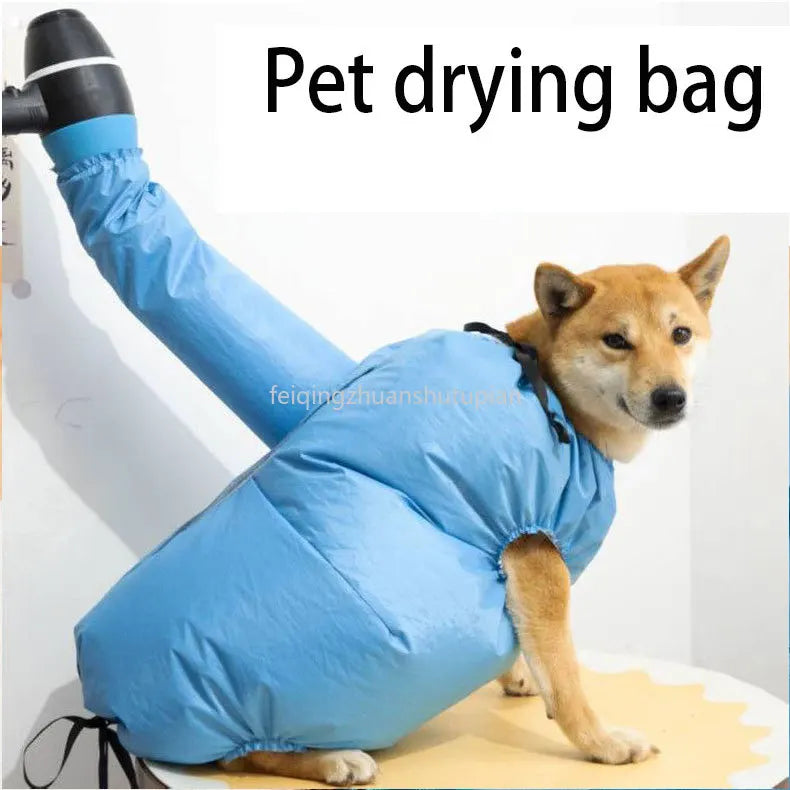 Foldable Pet Drying Bag Portable Efficient Drying Bag for Dog Cats Bathing Hair Drying Grooming Dog Cleaning Small Medium Large