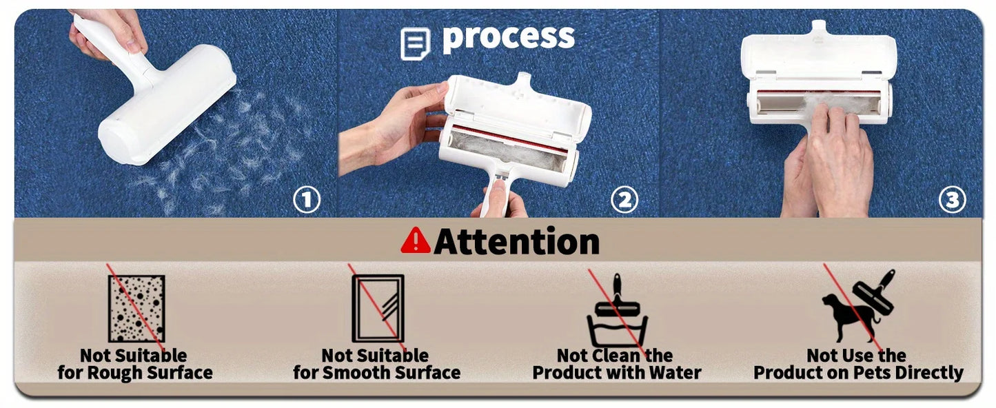 the HAIR REMOVER ROLLER - Pet Hair Remover - Lint Roller for Pet Hair - Cat and Dog Hair Remover for Couch, Furniture, Carpet, Car Seat, Reusable Roller