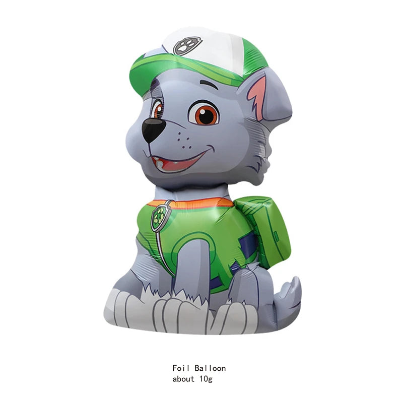 Paw Patrol Dark green dog disposable Birthday Party Decorations Tableware Balloons Birthday Decor Party Supplies Gifts for Boys
