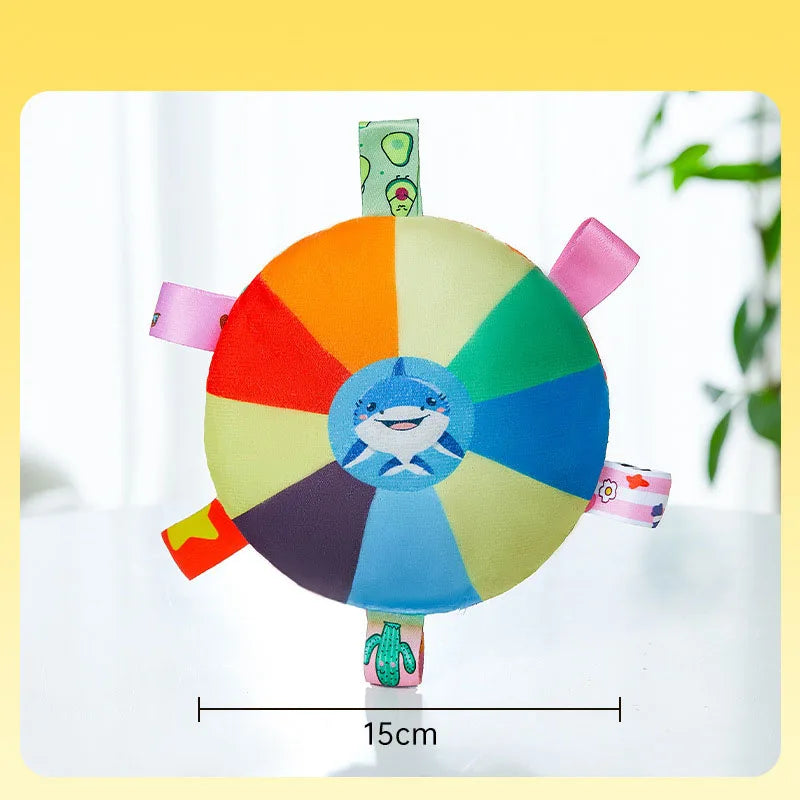 Hot dog sounding plush toy bell cartoon toy puppy small dog Teddy teeth grinding toy wear-resistant bite-resistant pet toy