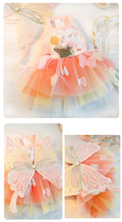 Summer Pet Princess Clothes Pet Dog Dress For Dogs Skirt Dog Wedding York chihuahua poodle For Dogs Skirts Cat Dresses