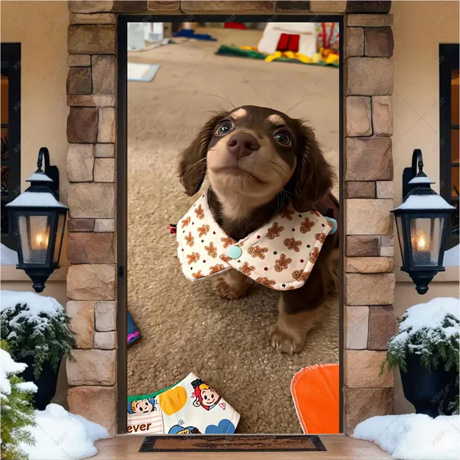 Cute Dachshund Theme Birthday Party Decorations Lovely Puppy Backdrop Cake Insert Banner Balloon Baby Shower Supplies Child Gift