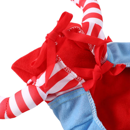 the CHUCKIE - Funny Large Dog Halloween Costume for Small Dogs/Cats, Adjustable Pet Cosplay Clothes, Cute Puppy Festival Gifts, Labrador Outfits