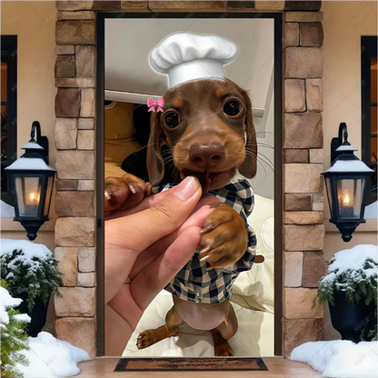 Cute Dachshund Theme Birthday Party Decorations Lovely Puppy Backdrop Cake Insert Banner Balloon Baby Shower Supplies Child Gift