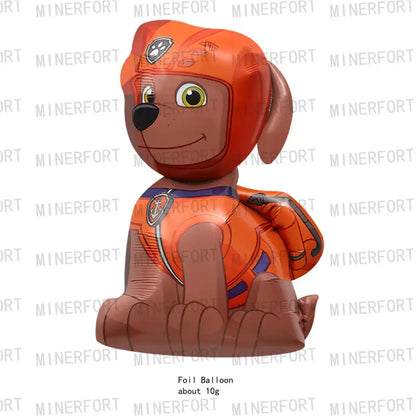 Paw Patrol Dark green dog disposable Birthday Party Decorations Tableware Balloons Birthday Decor Party Supplies Gifts for Boys