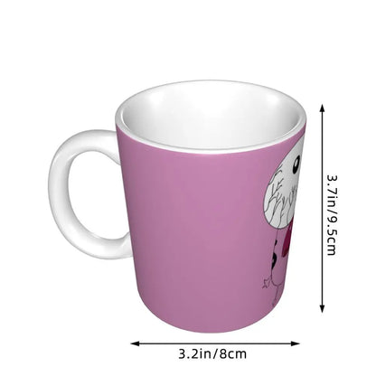 Personalized C-Courage The Cowardly Dog Coffee Mug DIY Ceramic Milk Tea Mug Cup