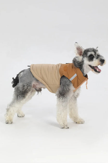 Autumn And Winter Waterproof Reflective Small Medium Large Dog Cotton Clothes Can Be Pulled Dog Clothes Pet Clothing
