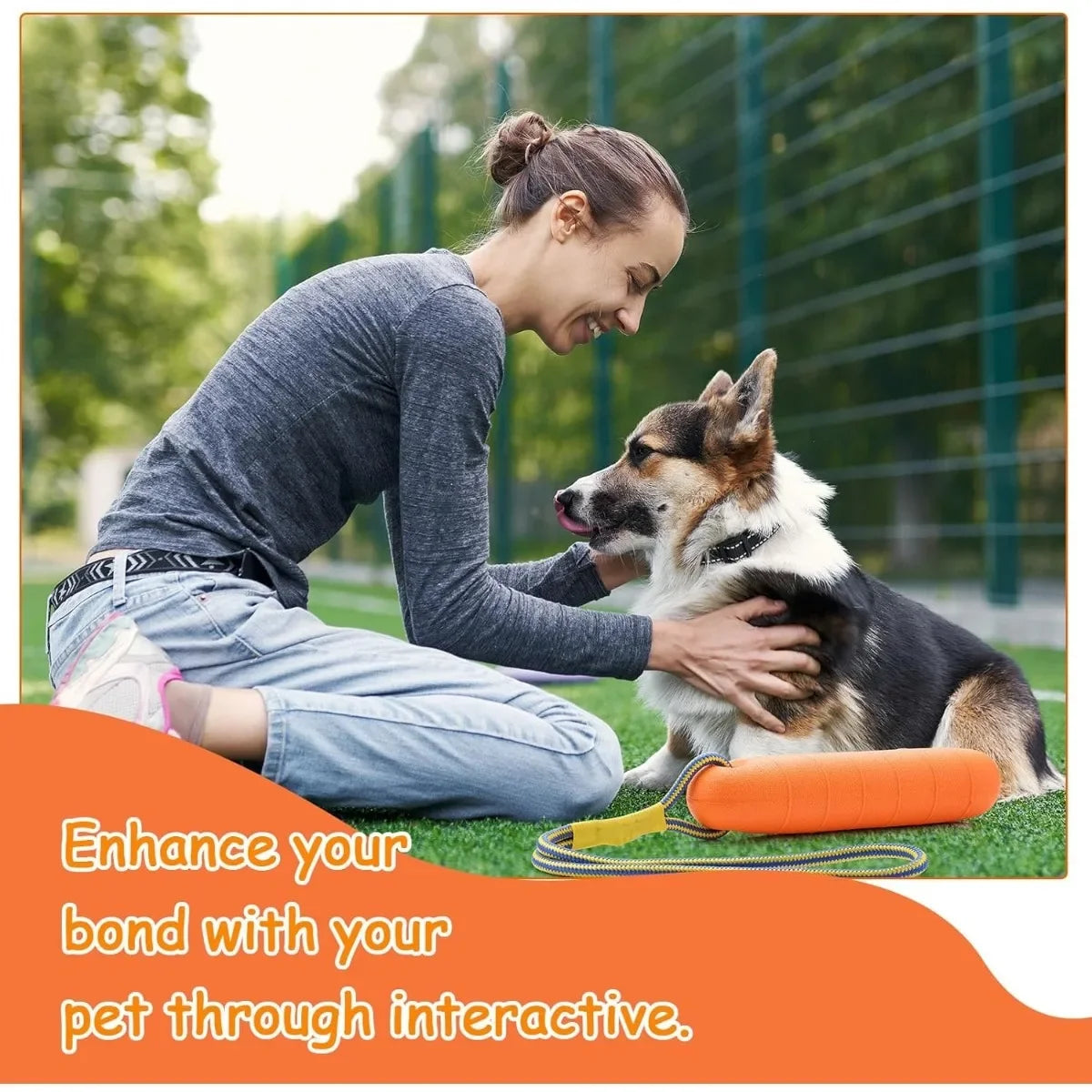 Eva Pet Supplies Dog Outdoor Training With Rope Bite Resistant Stick Floating Dog Toy Ham Stick Pet Training Stick