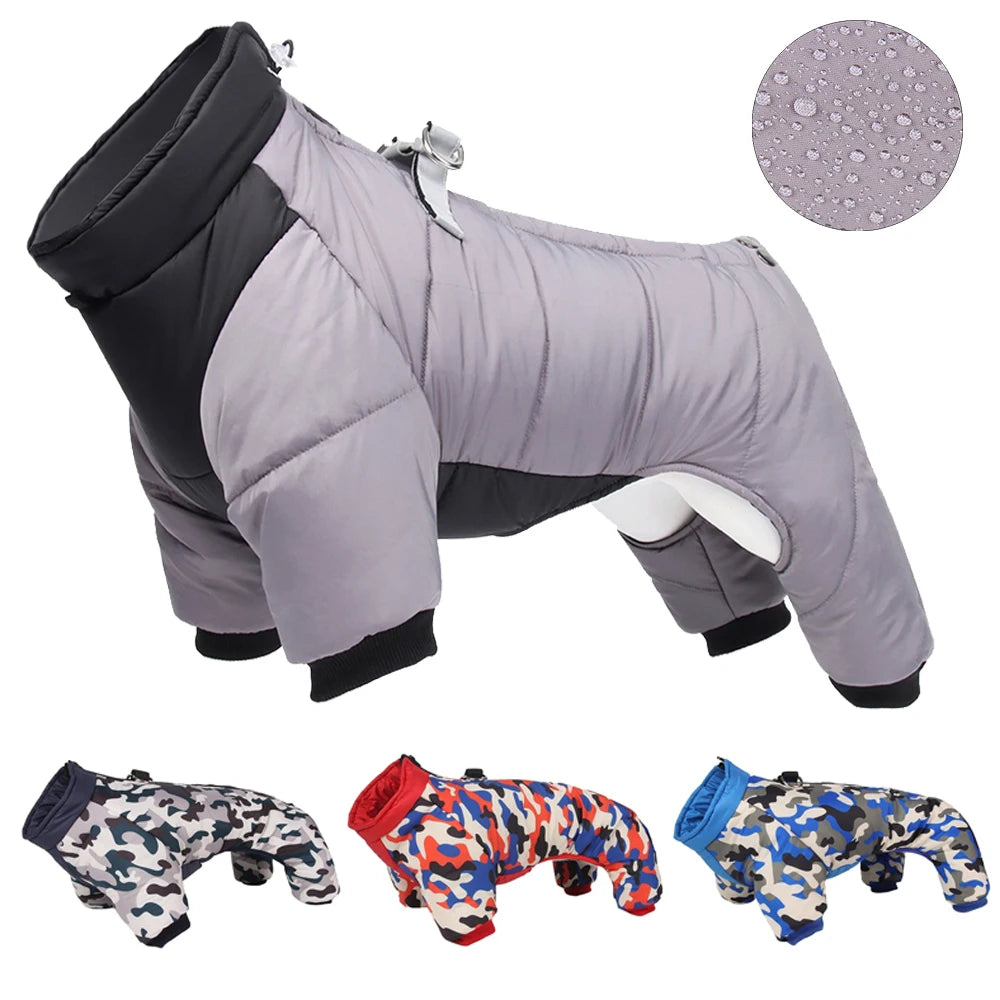 the SNOWPAWS INSULATED JACKET - Winter Warm Thick Pet Dog Jacket, Waterproof Dog Clothes for Small/Medium Dogs, Puppy Coat, Chihuahua/French Bulldog/Pug Clothing