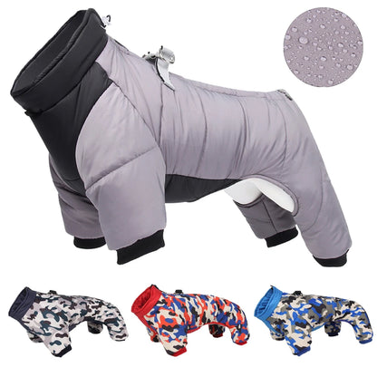 the SNOWPAWS INSULATED JACKET - Winter Warm Thick Pet Dog Jacket, Waterproof Dog Clothes for Small/Medium Dogs, Puppy Coat, Chihuahua/French Bulldog/Pug Clothing