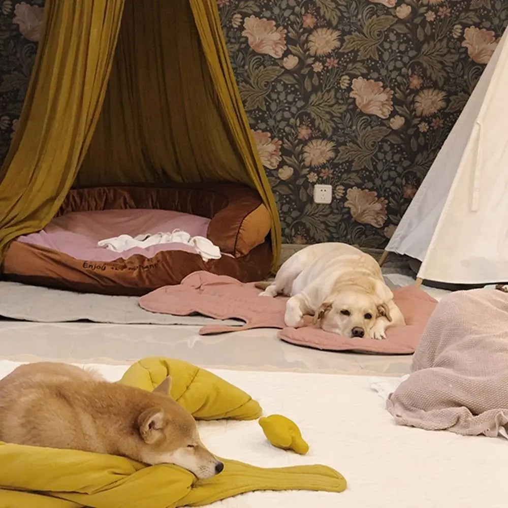 Leaf Shape Pet Dog Bed Blankets Warm Soft 3D Leaves Shape Cushion Pet Blanket For Large Medium Small Dogs Cats Bed Couch Sofa