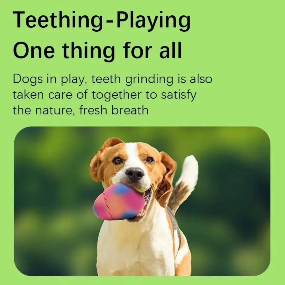 Dog Latex Toys Interactive Games Stretchable Dragon Eggs Teething Playing Easy Clean Squeeze Transform Sound Toys Pet Supplies