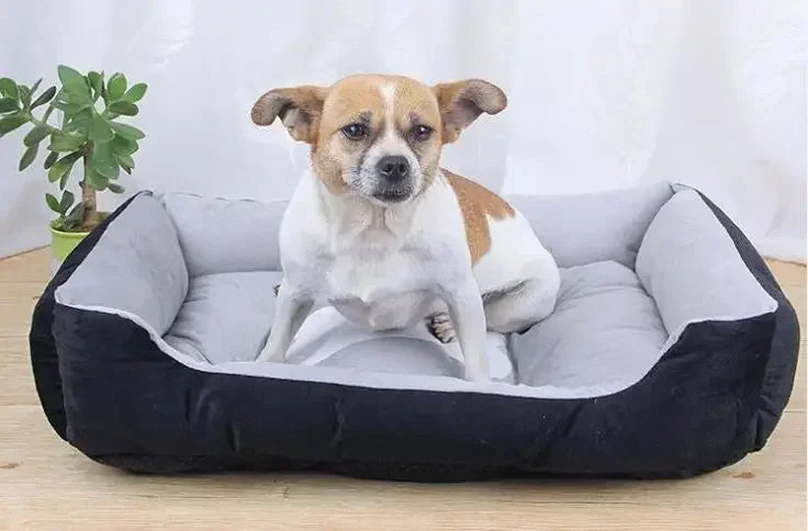 2023 Winter Warm Plush Dog Bed Mat Kennel Soft Fleece Dog Puppy Pet Supplies Nest For Small Medium Dogs House Waterproof Cloth