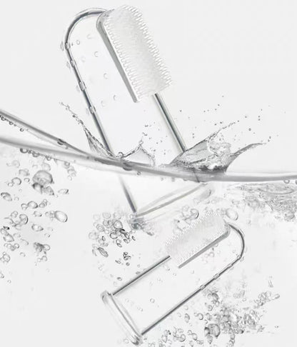 the SMILECUFF FINGER BRUSHES - Silicone Soft Pet Finger Cuff Toothbrushes, Dog Brush - Bad Breath, Tartar Teeth, Care Tool, Cat/Dog Cleaning Scrub, Silica Gel Pet Supplies