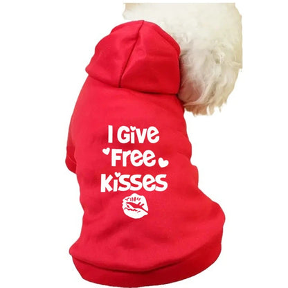 Brand Dog Clothes Chihuahua Yorkshire Frenchie Pugs Autumn Winter Spring Fleece Lining Small Medium Pet Hoodies