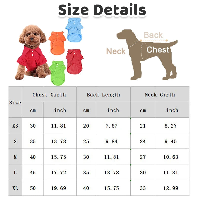 the CANDYPAW COOL TEE - Summer Pet Vest, 6 Candy Color Shirts, Puppy Breathable Solid Polo-Shirts, Chihuahua/Yorkie Fashion Vests, Dog Costume, Pet Clothing
